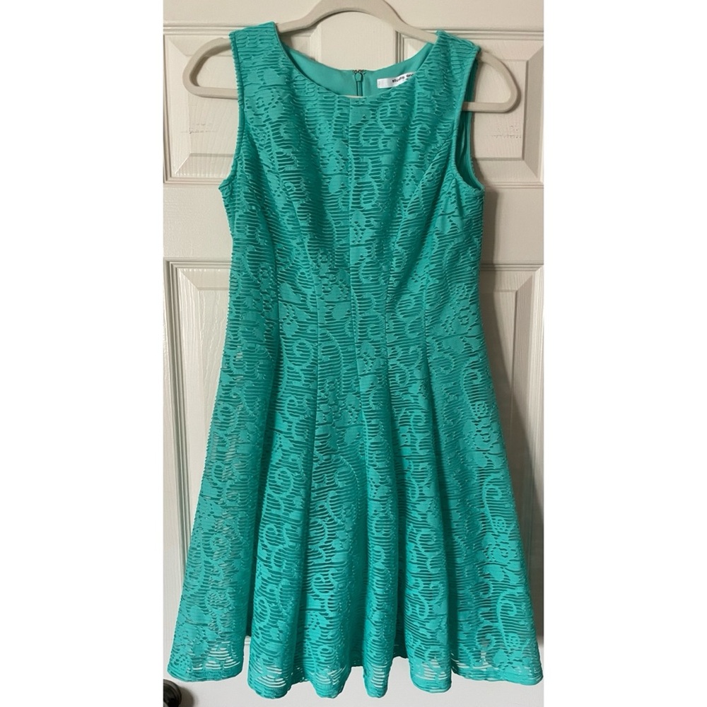 Studio One Green Lace Mini Dress